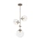 Nuvo Fixture, Pendant, 3-Lght, Incandescent, 60W, 120V, B10, Candelabra Bse, Height: 22.38 60/7124 - alternate 1